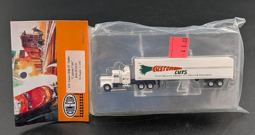 Tractor Con Cor escala N KW con remolque de 45’ cortes personalizados #04-003056 | Condition: New