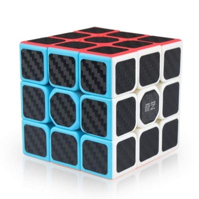 Warrior W Carbon Fiber Speed Cube Smooth 56mm Professional Magic Puzzle