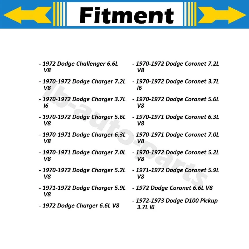 Cilindro de rueda de freno delantero 2x para Dodge Charger 3,7 L 1970-1972 Foto 3 de 4