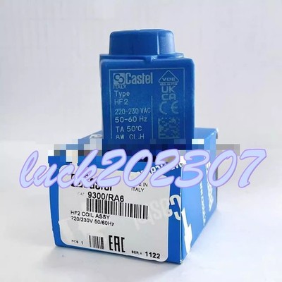 1PC NEW Castel 9300/RA6 HF2 220V Solenoid valve coil  *nl