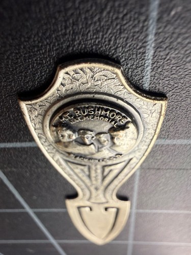 Vintage Mt. Rushmore National Silver-Plated Souvenir Bookmark Black Hills SD