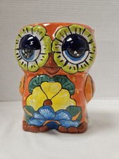 Talavera Owl Pot Wall Hanging