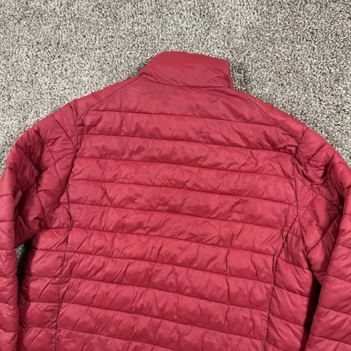 Save the Duck Ultra Light Jacket Puffer Mens Size Small Full Zip Plumtech Red image 18
