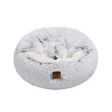 Charlie's Pet Hooded Pet Nest Bed (White) - Small