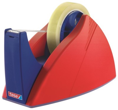 tesa Tischabroller Easy Cut Professional, rot / blau