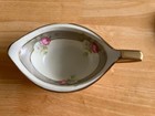 GRAVY BOAT AND UNDER TRAY  PM Bavaria Germany Gold Guild Floral Rose and band — photo 6