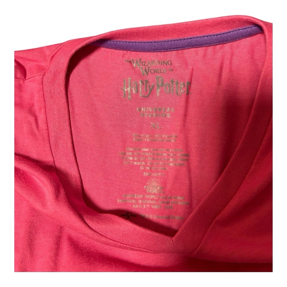 Pygmy Puffs Niños Talla XL Mundo Mágico de Harry Potter Rosa Camisa para Dormir Nueva Foto 3 de 4