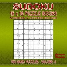 Sudoku Puzzle Books 16 x 16 Numbers  Letters - 100 ... | Buch | Zustand wie neu