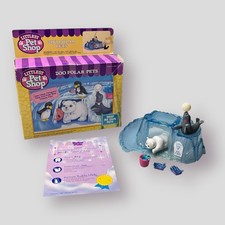 Kenner Littlest Pet Shop Zoo Keep Me Safe Polar Pets Vintage 1993 With Box READ