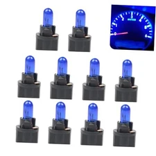 Car T5 Halogen Instrument Light, 12V 1.2W Single-filament Air 10 PCS Blue