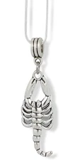 Emerald Park Jewelry Scorpion Charm Snake Chain Necklace