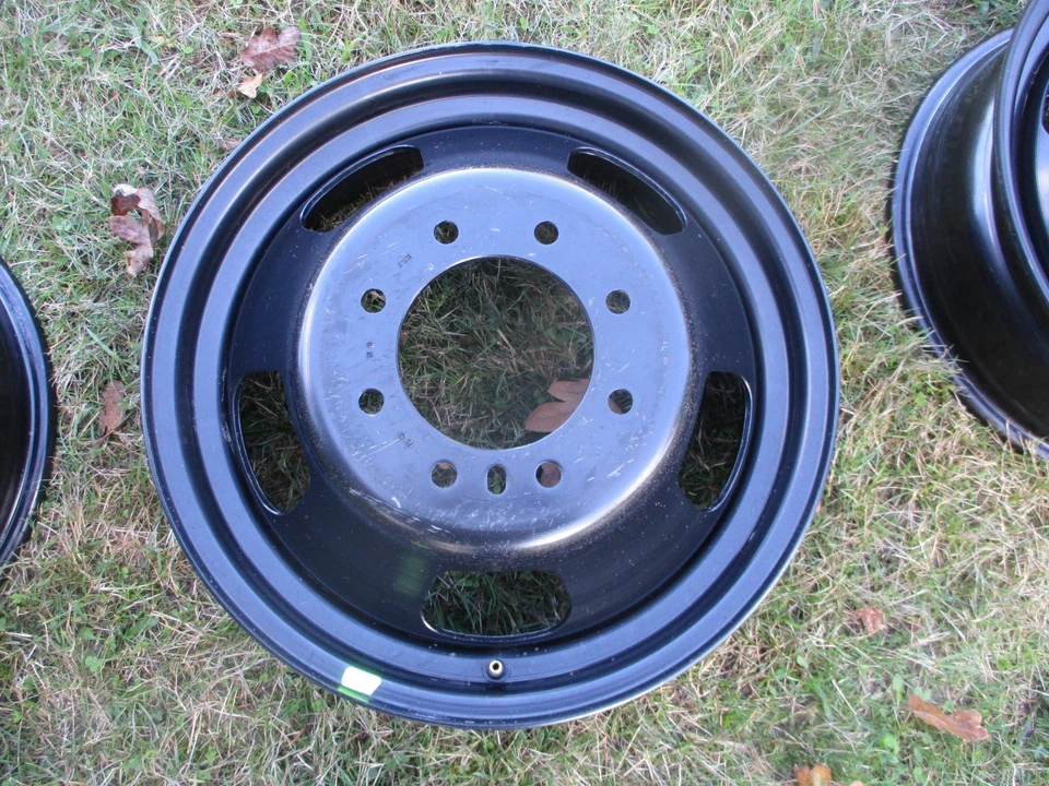 17'' Dodge Ram 3500 FACTORY OEM Black Dually Wheel DRW 2003-2018 52121267AC 2191 - Image 2 of 4