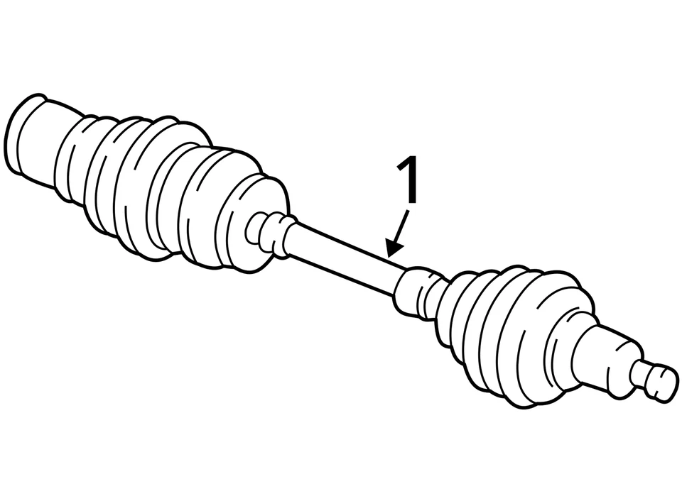 ADEQUADO PARA 2000-2005 BUICK PARK AVENUE EIXO ASM FRT WHL DRV 19256589 - NOVO FABRICANTE DE EQUIPAMENTO ORIGINAL - Imagem 4 de 4