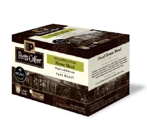 Peet's Coffee House Blend Decaffeinated Coffee Keurig K-Cups