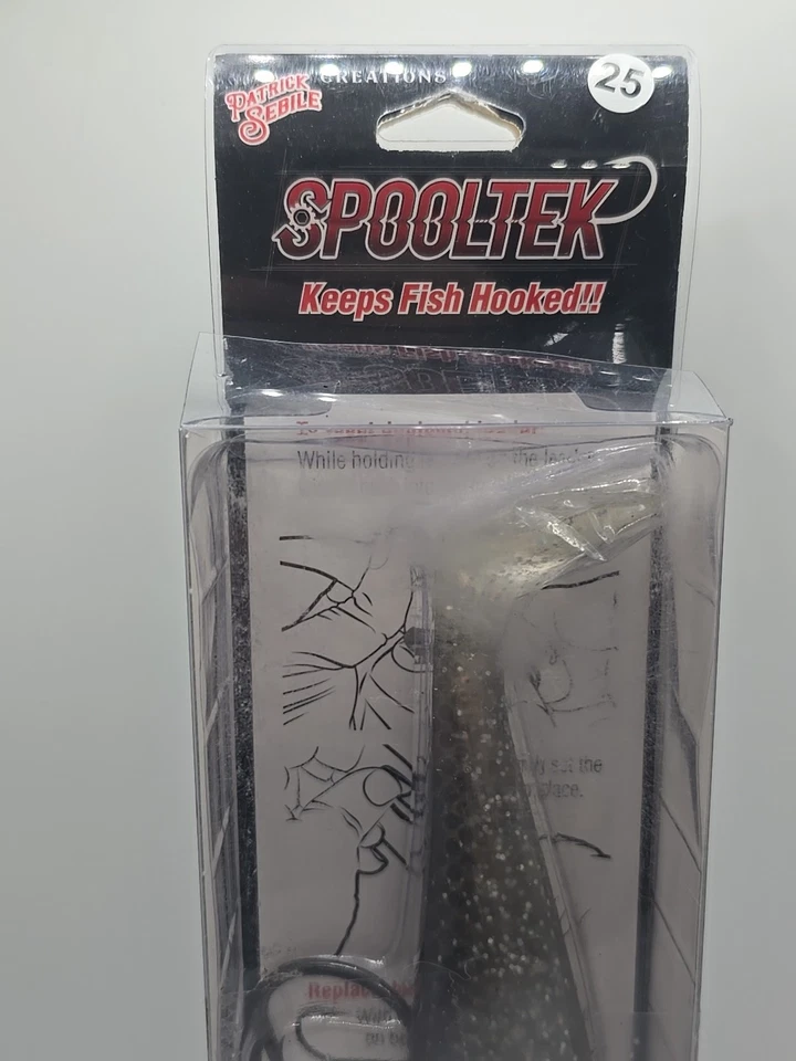 Patrick Sebile Spooltek Fatty 8" XH Shiner Goose Hummock. Señuelo de pesca en caja. Foto 2 de 4