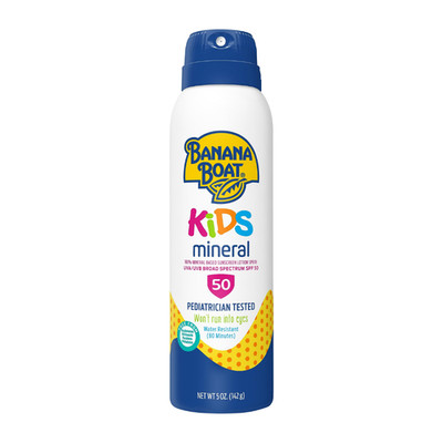 Kinder Sonnenschutz Spray SPF 50 UVA/UVB Schutz, Banana Boat 141g