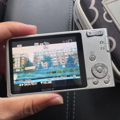 Sony Cyber-shot DSC-W320 14.1MP Digital Camera - Silver for sale