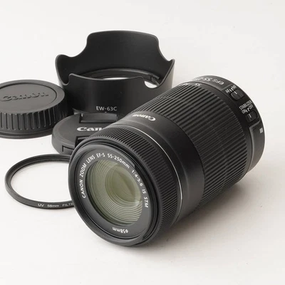 Canon EF-S Objectif Zoom 55-250mm f/4-5.6 IS STM Téléobjectif - Photo 1/4
