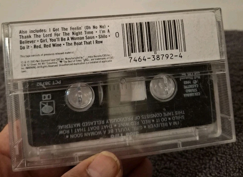 Neil Diamond кассетная оригинальная запись - Изображение 3 из 4