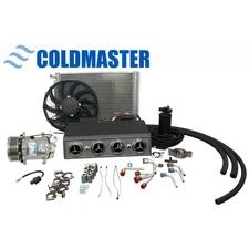 A/C Kit Universal Underdash Evaporator 404 12V Premium Silver Mustang Type, PK-8