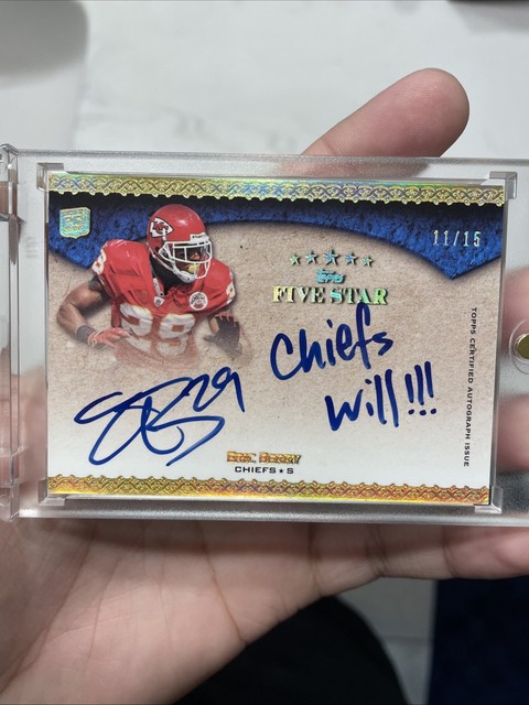 2010 Topps Five Star Eric Berry Quotable Auto RC #/15 Chiefs Will Rookie Rare