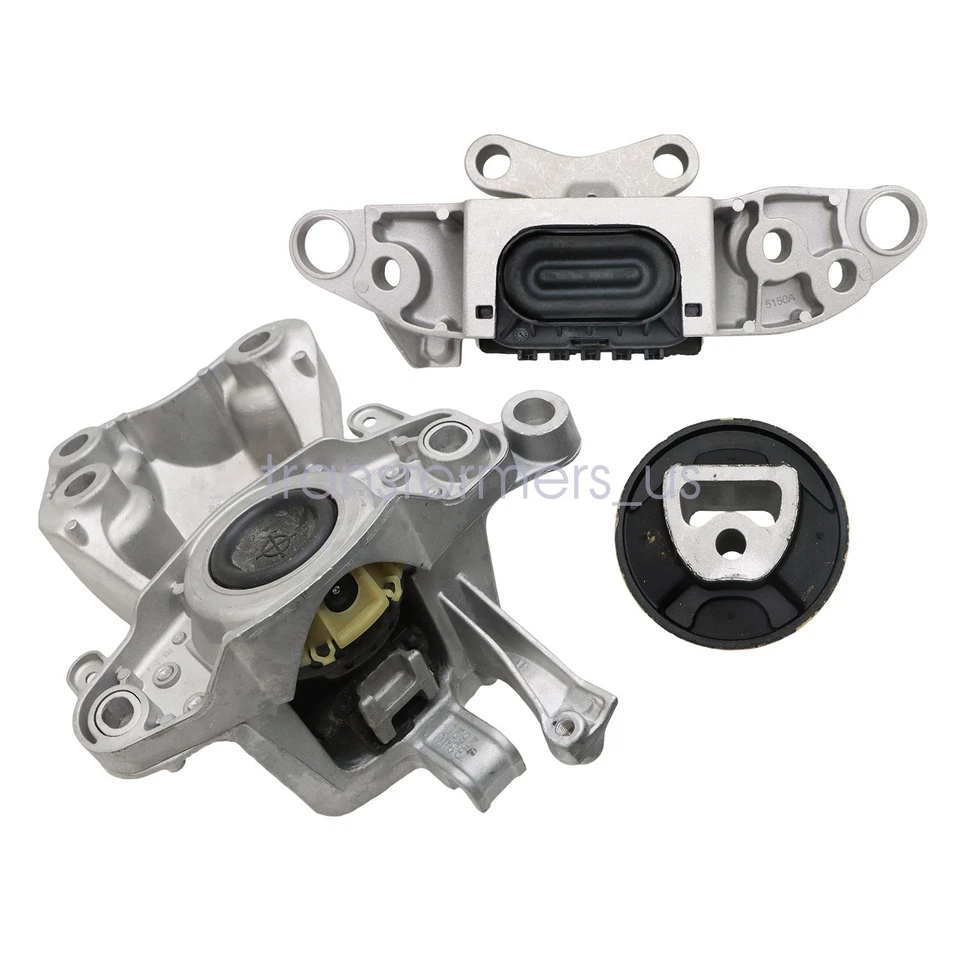 3Pcs For 2016-2019 Chevrolet Cruze 1.4L Turbo Engine & Transmission Mounts Set - Image 4 of 4