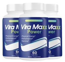 (3 Pack) Vira Maxx Power, ViraMaxx for Men to Support Overall Male Health
