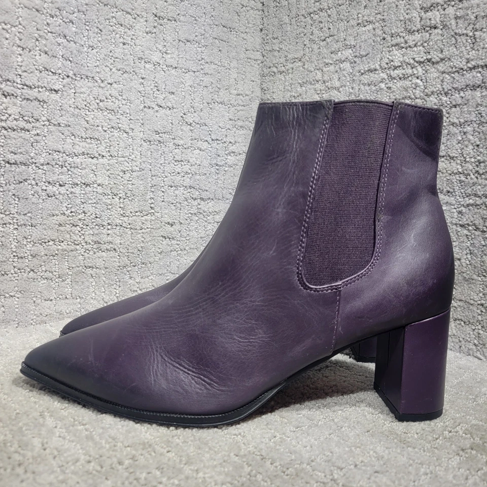 Franco Sarto L-Demmi Women's Size 11 US Purple Pointed Toe Bootie Boots - Изображение 2 из 4