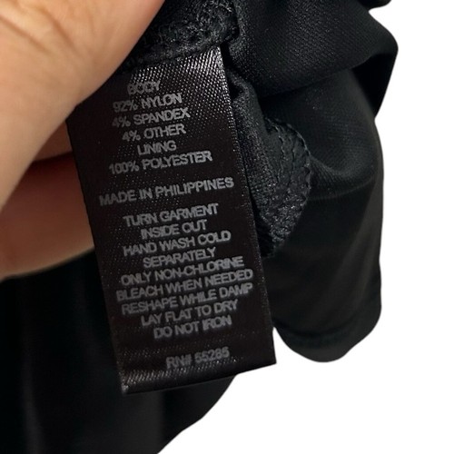 Express Kleid schwarz silber metallic Schimmer Glitzer y2K Party ärmellos Gr. S/M - Bild 9 von 12
