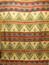 Biederlack Blanket Acrylic Southwest Design 52" X 75 Made in USA