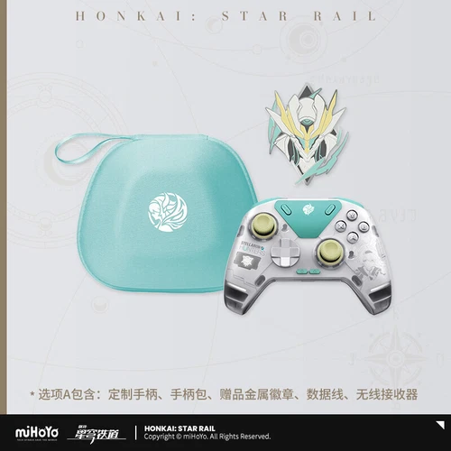 Gamepad controller di gioco wireless ufficiale Honkai: Star Rail Firefly con scatola badge - Foto 13 di 14