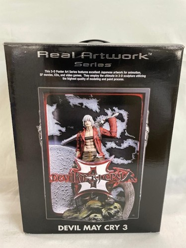 Real Artwork Series Game Devil May Cry 3 Dante Statue Figure 3D poster art