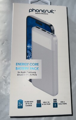 PhoneSuit Energy Core 10,000mAh Wireless Charger and Battery Pack