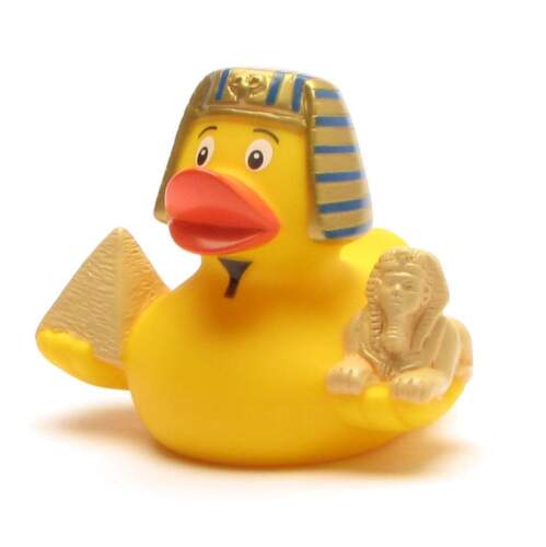 City Duck Ägypten Badeente-Gummiente-Quietscheente-Quietscheentchen-Plastikente - Bild 1 von 4