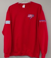USFL Football Chicago Blitz Embroidered Sweatshirt S-5XL, LT-4XLT NFL Bears New