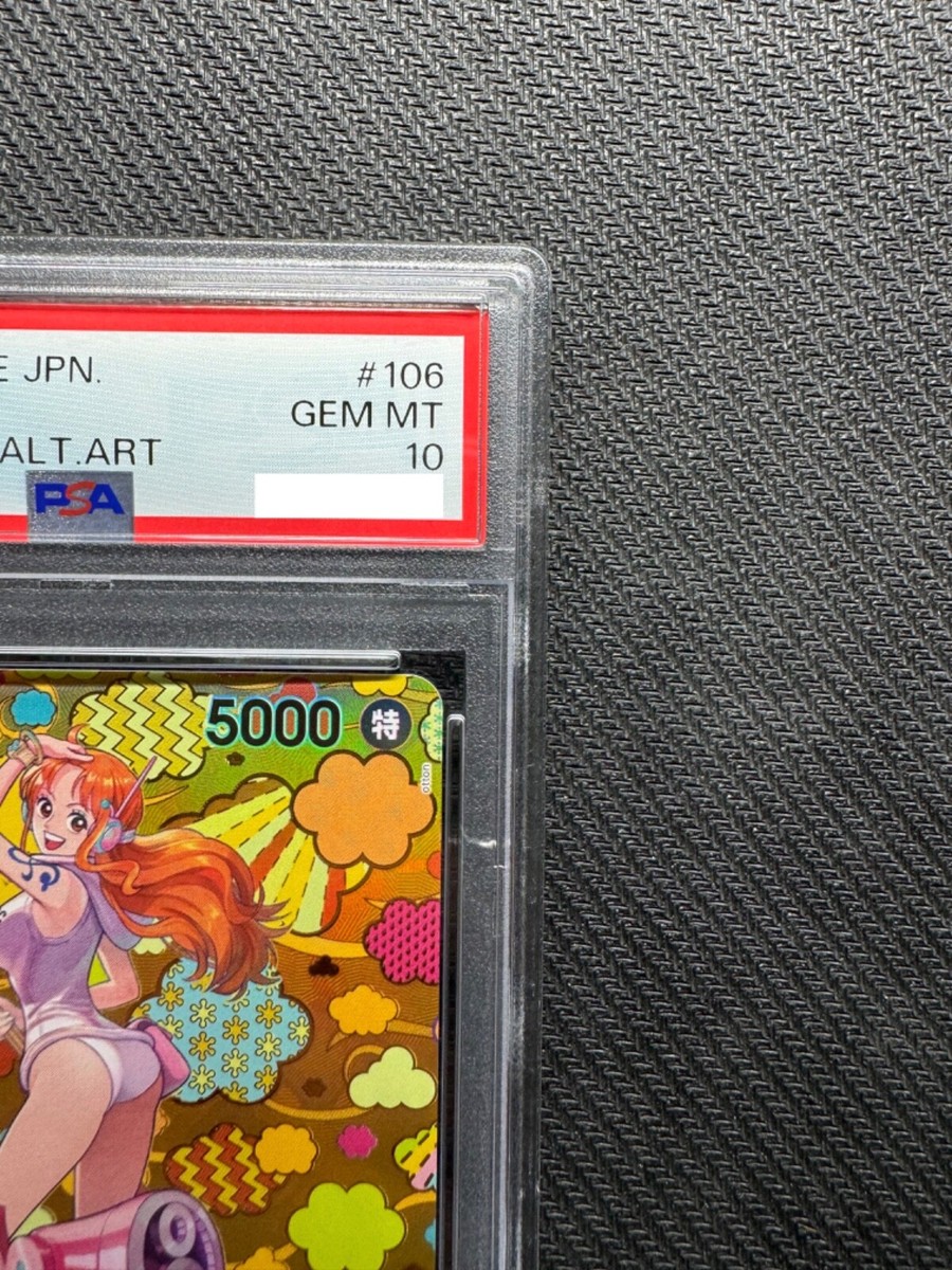PSA 10 Nami SR-SPC OP08-106 Emperors in the New World ONE PSA 10 Nami SR-SPC OP08-106 Emperors in the New World ONE