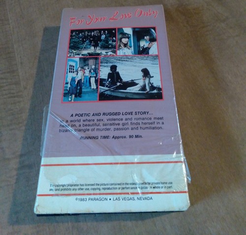 FOR YOUR LOVE ONLY (1977) on VHS (First-Issue, 1983 Paragon Release) Rare - Picture 2 of 5