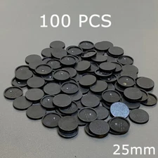 Lot 100 Miniature 25mm Stand Base Dungeons & Dragon D&D Board war Game figure