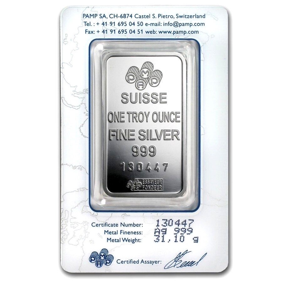 珍品　1オンス スイス　Fine Silver NDS 1 TROY OZ .999 SILVER PAMP SUISSE LADY FORTUNA + 1 99.9% 24K GOLD