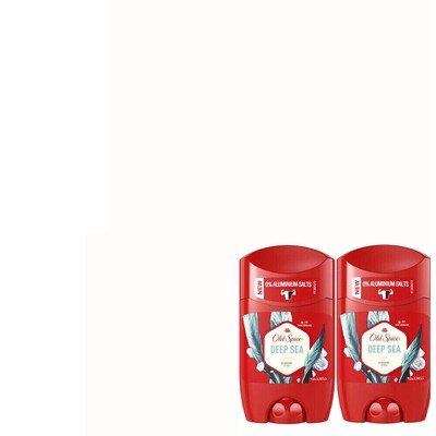 B-WARE 2x50ml Old Spice Men Deep Sea Deodorant Deo Stick | 0% Aluminum