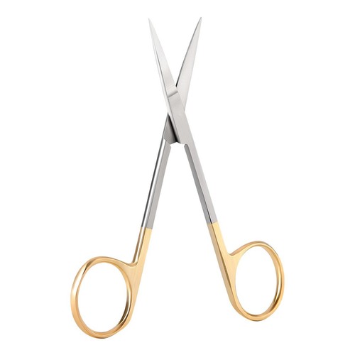 4.5'' Dental Surgical Operating Scissors Straight Curved Medical Tissue Suturing - Picture 20 of 28