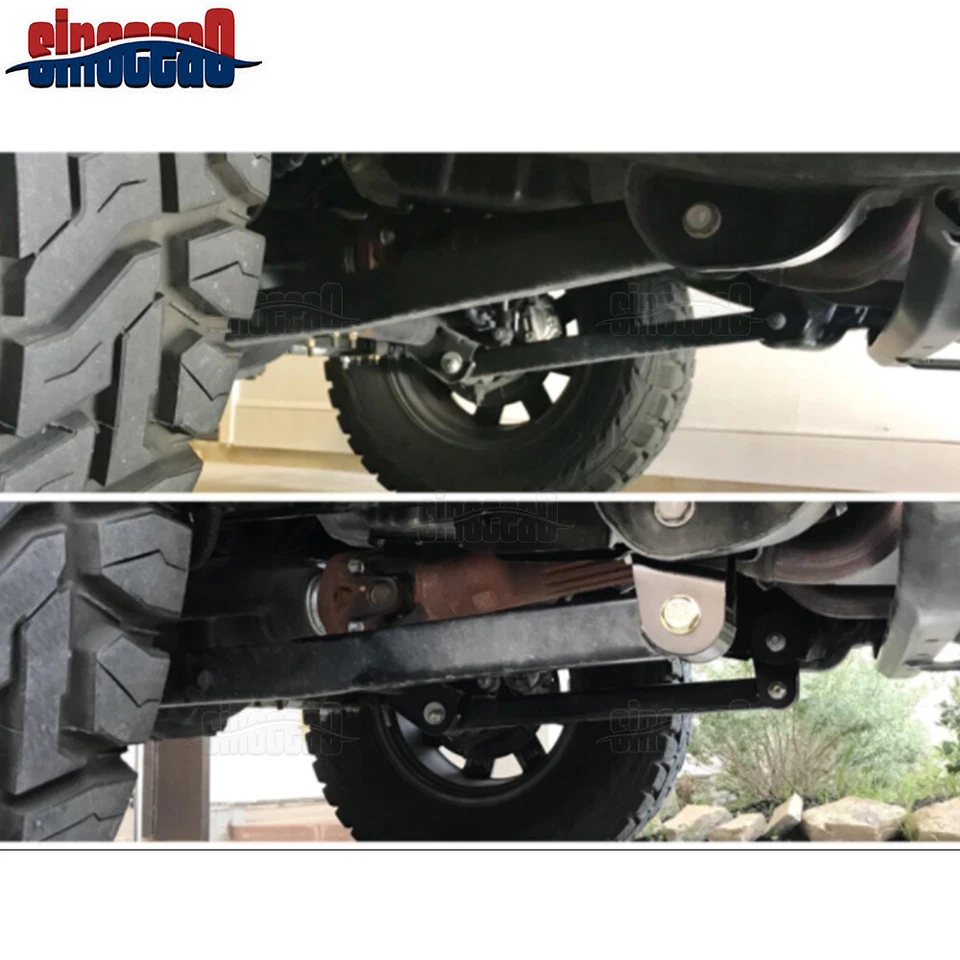 Suporte de braço de controle dianteiro de correção de geometria para elevação Jeep Wrangler JK/JKU de 2-4" - Imagem 2 de 4