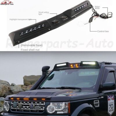 Roof Top Light Bar LED DRL Black Lamp Fits Land Rover LR4 Discovery 4 2010-2016