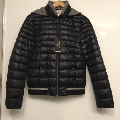   Stepp Daunen Jacke Gerry Weber 36 Blau, Abnehmbare Kapuze Neu Etikett  