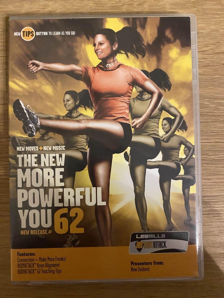 Les Mills BodyAttack 62 Complete Release: DVD， CD