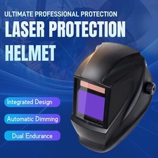 Laser Safety Helmet Face and Eyes Shield for Laser Cleaning Welding Machine OD8 