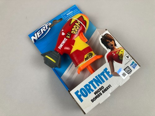 🔫 Nerf™ Fortnite™ Microshots Series Micro Bombs Away Blaster with x2 Darts NEW - Picture 4 of 4