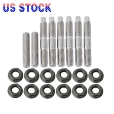 Cylinder Head Exhaust Stud Bolt Nuts Kit for 1988-2006 Yamaha Blaster YFS200 ATV