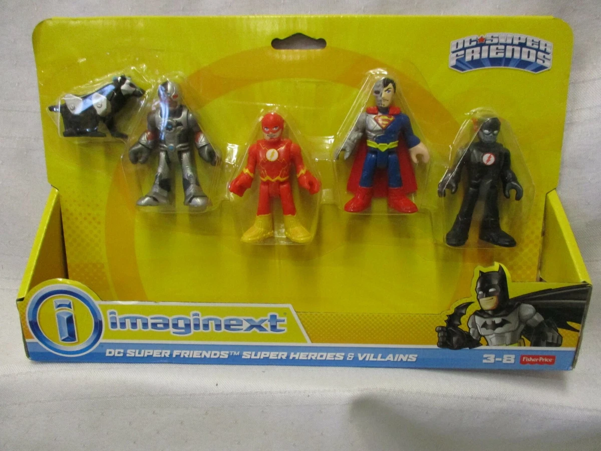 Fisher Price Imaginext DC Super friends Super Heroes Villains