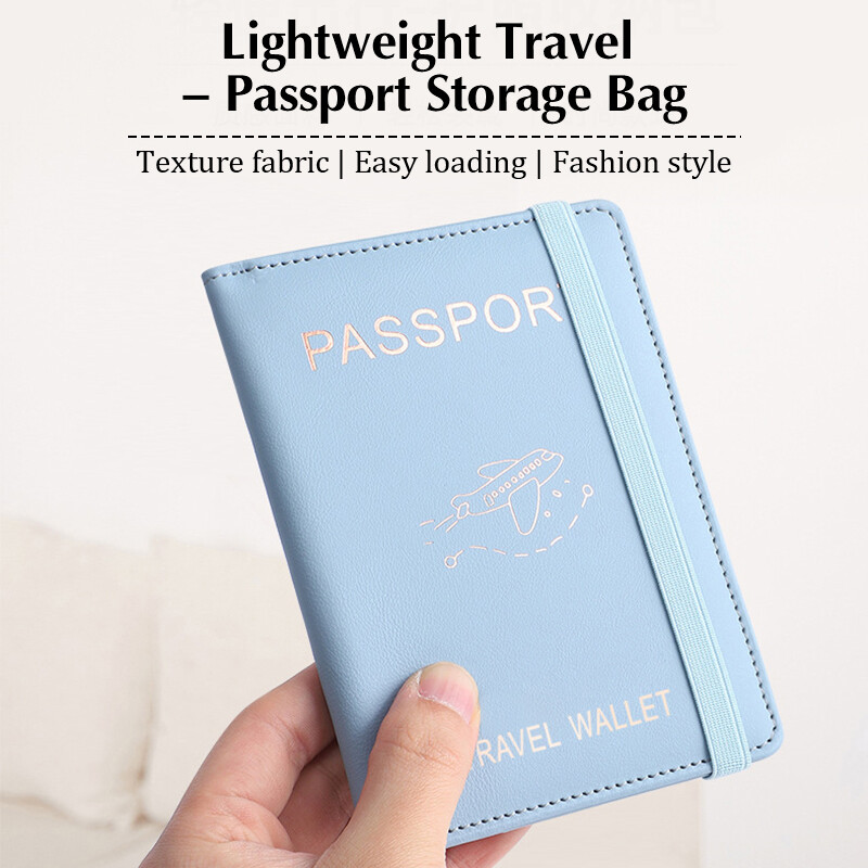 MultiFunction PU Leather RFID Passport Cover Ultrathin Waterproof